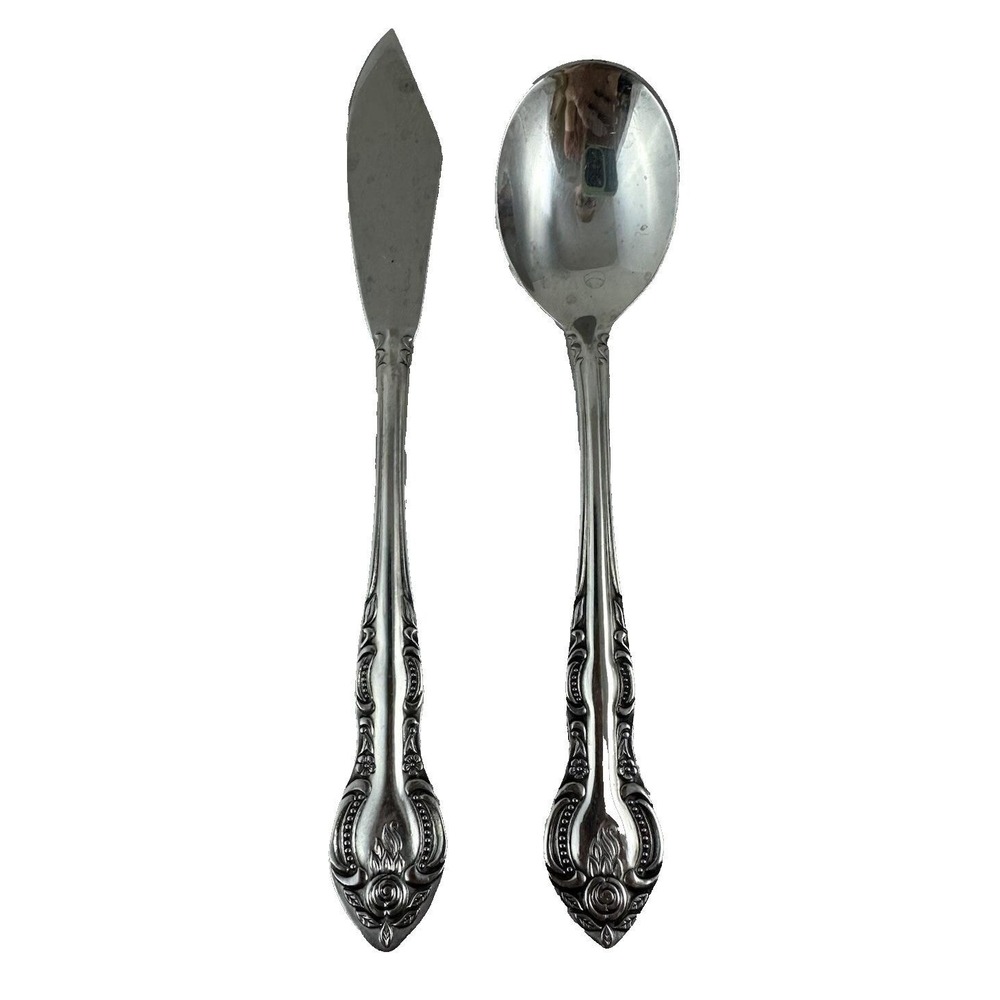 Washington Forge Charleston Classic Butter Knife & Sugar Spoon Set
